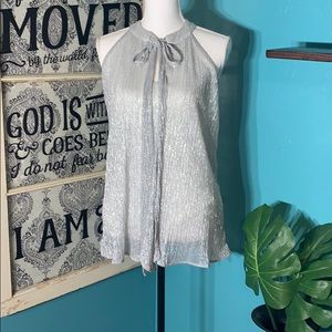 💄Worthington ladies silver top M